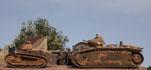 FT17 and CHAR B1 French tank