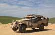 M3A1 Scout car in desert sand